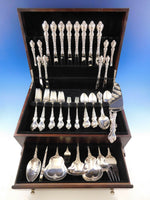 Du Barry by International Sterling Silver Flatware Service For 8 Set 67 Pieces