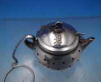 Sterling Silver Tea Ball in Tea Pot Shape 1 1/4" (#6839)