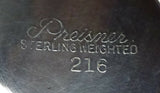 Preisner Sterling Silver Candelabra Pair 3-Light #216 (#2405)