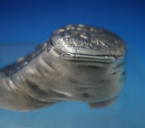 Russian .84 Silver Tobacco Tin Shoe Form with Elk 1 1/2" x 3" 1.9 ozt. (#5354)