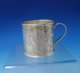 Asprey English Sterling Silver Child's Set 2pc Plate Cup with Bunnies (#5192)