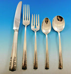 Chapel Bells by Alvin Sterling Silver Flatware Set for 12 Service 63 pcs Dinner