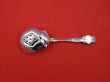 Irian by Wallace Sterling Silver Ice Spoon pierced w/ stars & fleur de lis 9"