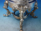 Silverplate Hot Water Coffee Urn with Floral & Scrollwork No Burner (#6327)