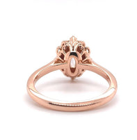 14k Rose Gold .42ct Rose Cut Genuine Natural Diamond Ring Jewelry (#J5780)