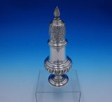 Lee and Wigfull English Victorian Sterling Silver Muffineer Large Fluted (#4894)