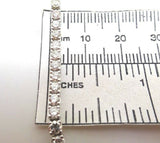 14k White Gold 4.5ct Genuine Natural Diamond Tennis Bracelet (#J3693)