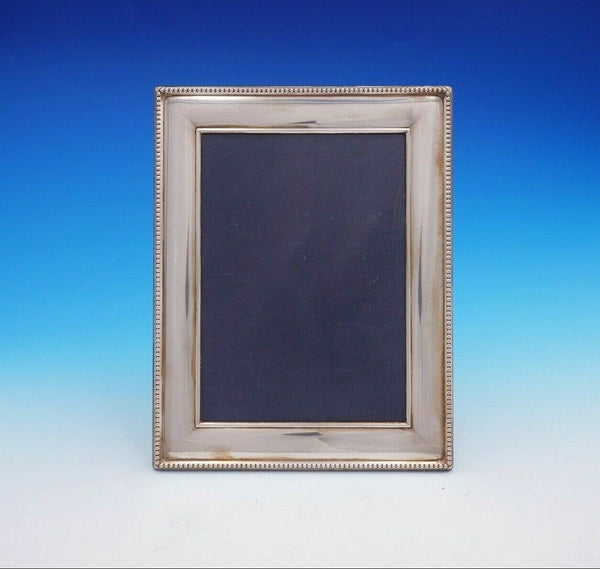 Bead Round by Carrs Sterling Silver Picture Frame 6 7/8" x 8 7/8" (#3248)