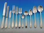 Feather Edge by Tiffany Sterling Silver Flatware Service 8 Set 93 pc Dinner