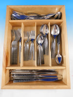 Spanish Court by Oneida Stainless Steel Flatware Set for 12 Service 96 pieces