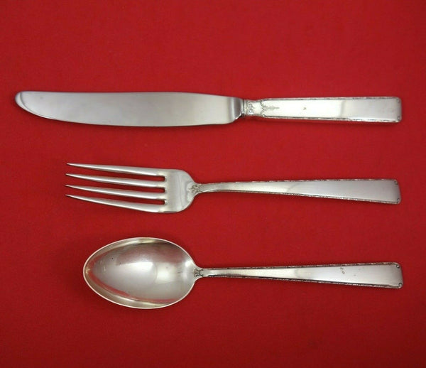 Old Lace by Towle Sterling Silver Junior Set 3-Piece (Modern Knife) Vintage