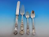 American Beauty by Shiebler Sterling Silver Flatware Set Service 144 pcs G Mono