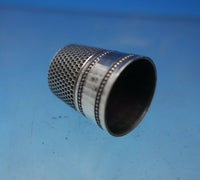 Simons Brothers Sterling Silver Thimble #10 7/8" Tall x 3/4" Diameter (#6567)