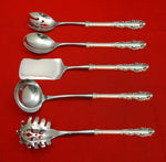 Dresden Scroll by Lunt Sterling Silver Hostess Set 5pc HHWS  Custom Made