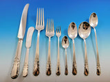 Orchid by International Sterling Silver Flatware Set for 8 Service 76 pcs Dinner