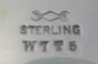 McChesney Co. Sterling Silver Child's Bowl & Plate Acid-Etched Figural (#0760)