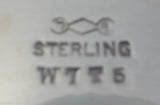 McChesney Co. Sterling Silver Child's Bowl & Plate Acid-Etched Figural (#0760)