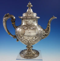 Flora by Reed & Barton Sterling Silver Tea Set 4pc #575A (#2851) Antique