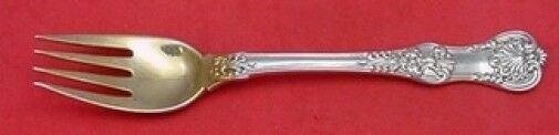 English King by Tiffany & Co Sterling Fish Fork 4-Tine Gold Washed 6 3/4"