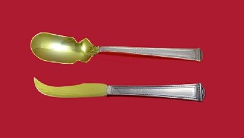 Pantheon by International Sterling Silver Caviar Serving Set 2pc Custom Gw