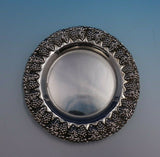 Sterling Silver Wine Coaster with Grapes 4 1/4" Diameter x 1" Tall (#4760)