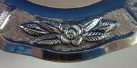 Aztec Rose by Maciel Mexican Sterling Silver Charger Plate 11" 17.7 ozt. (#1758)