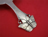 Butterfly by Frigast Sterling Silver Tea Strainer Dated 5/3/1915 5 3/4"