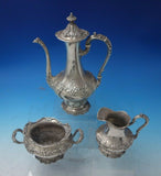 Chantilly by Gorham Sterling Silver Demitasse Tea Set #A2387 (#5773)