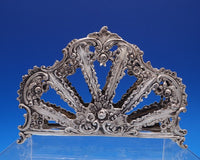 German .800 Silver Letter Stand / Holder Pierced Rococo Design 3.15 ozt. (#7814)