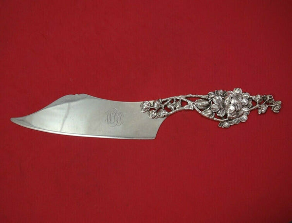 Dogwood by Ferdinand Fuchs and Co Sterling Silver Ice Cream Slice FH AS 12 1/4"