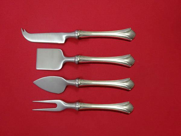 Regency Shell by Lunt Sterling Silver Cheese Serving Set 4pc HHWS  Custom