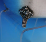 Grande Baroque by Wallace Silverplate Bed Warmer with Wood Handle Rare (#4718)