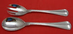Milano by Buccellati Italian Sterling Silver Salad Serving Set 2pc Ovoid 9 3/4"