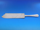 Dominick and Haff Sterling Silver Ice Cream Slice Engraved Stork / Bird BC 12"