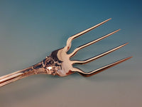 Burgundy by Reed and Barton Sterling Silver BBQ Serving Fork 7 3/4" Custom Made