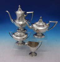 Deerfield by International Sterling Silver Tea Set 4pc #C301 (#5295)