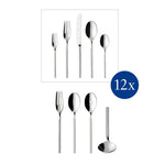 New Wave by Villeroy & Boch Stainless Steel Flatware Set 64 Pieces - New