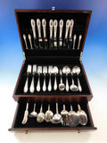 Old Mirror by Towle Sterling Silver Flatware Set for 8 Service 58 Pieces