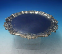 Walker and Hall English Silverplate Salver Tray #53681 1" x 10 1/2" (#5641)