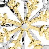Michael Aram Snowflake Gold and Silver Christmas Ornament New in Box - 132431