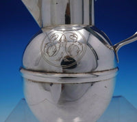 MG Mexican Sterling Silver Cream Pitcher / Oil Cruet with Cover 4 1/4" (#3847)