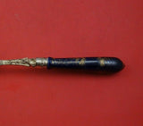 Cobalt by Dresden German Sterling Silver Buffet Fork Gold Washed Fancy 9 5/8"