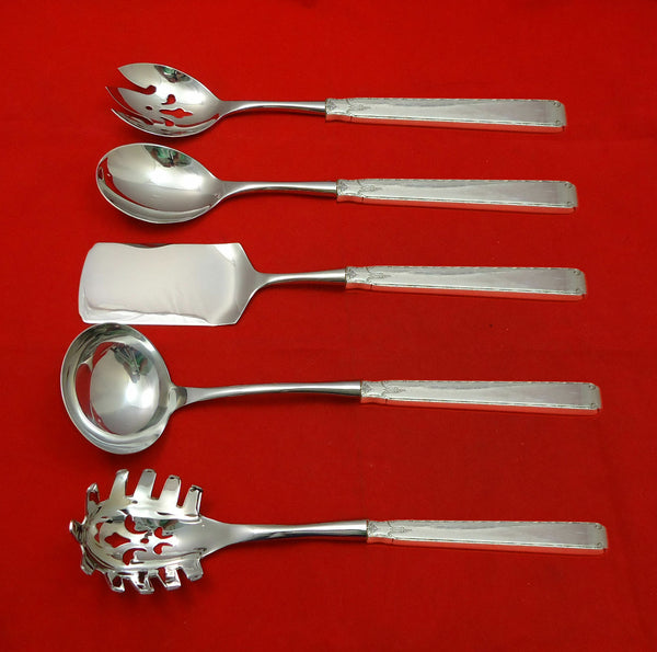 Old Lace by Towle Sterling Silver Hostess Set 5pc HHWS  Custom Made