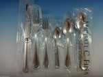Giorgio by Greggio Italy Sterling Silver Flatware Dinner Set 8 Service 53 PC New