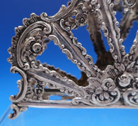 German .800 Silver Letter Stand / Holder Pierced Rococo Design 3.15 ozt. (#7814)