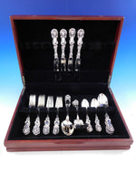 Lion by Frank Smith Sterling Silver Flatware Set Service 24 pieces Rare