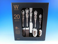 Lion by Wallace Stainless Steel Flatware Set for 12 Service 111 Pieces New