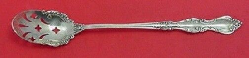 Warwick By International Sterling Silver Olive Spoon Pierced Original 6 7/8"