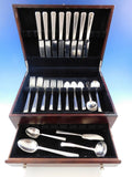 Modern Classic by Lunt Sterling Silver Flatware Set for 8 Service 44 pcs Dinner