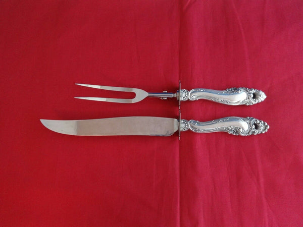 Decor by Gorham Sterling Silver Roast Carving Set 2pc HHWS  13 1/2"
